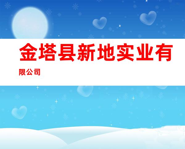 金塔县新地实业有限公司